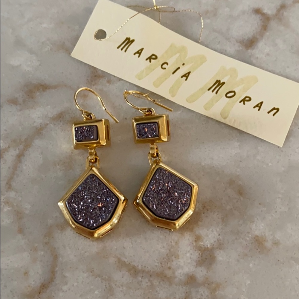 Marcia Moran Druzy Earrings